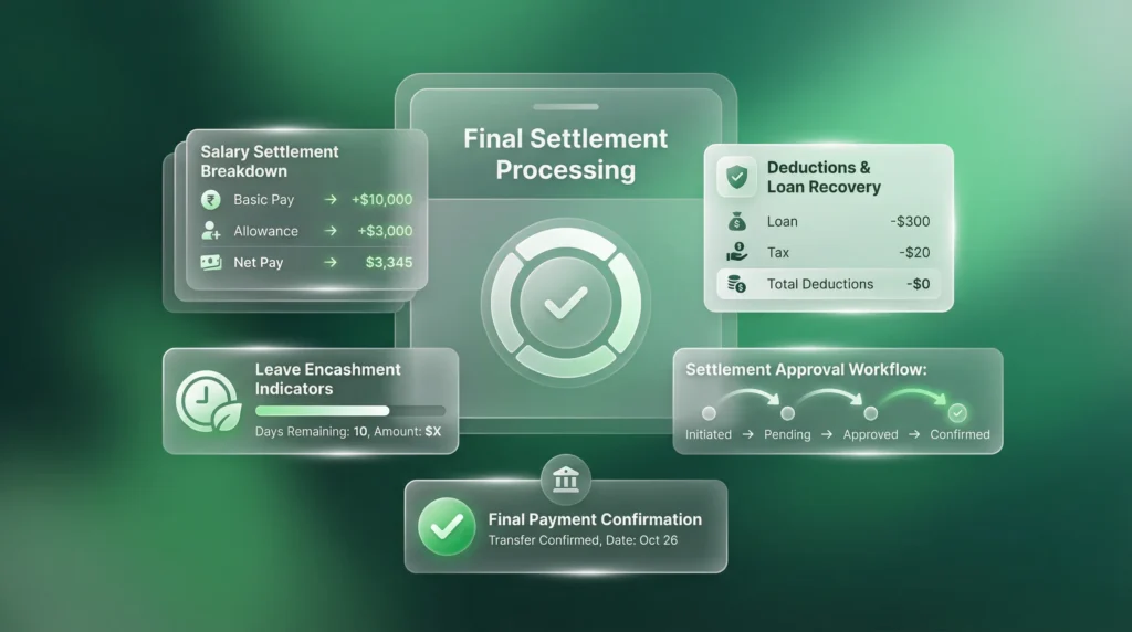 final settlement management software qatar