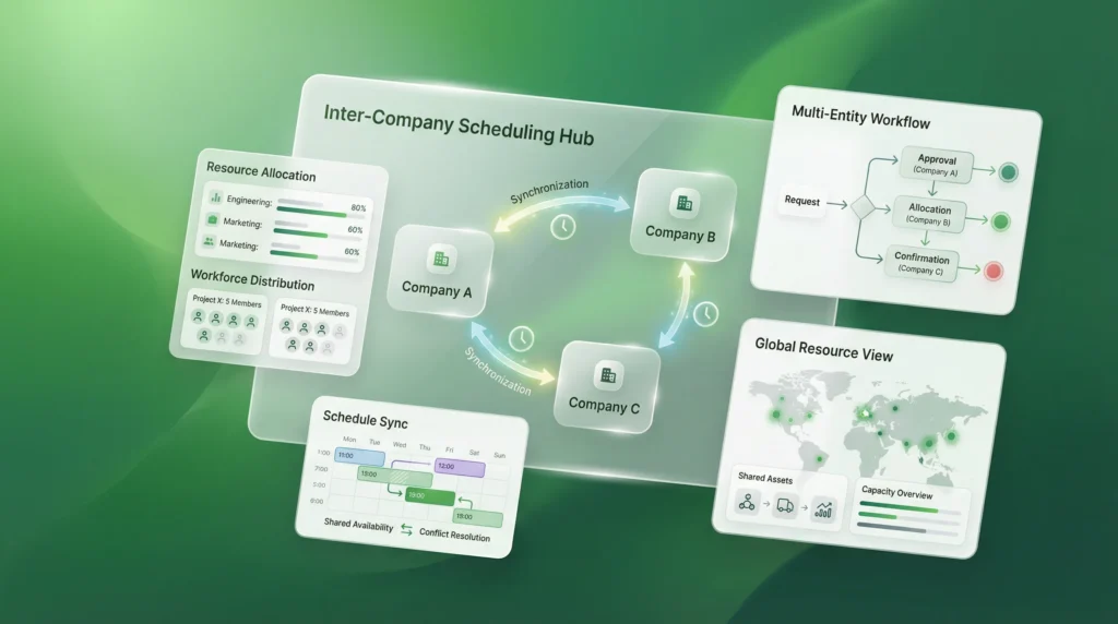 inter company project schedule