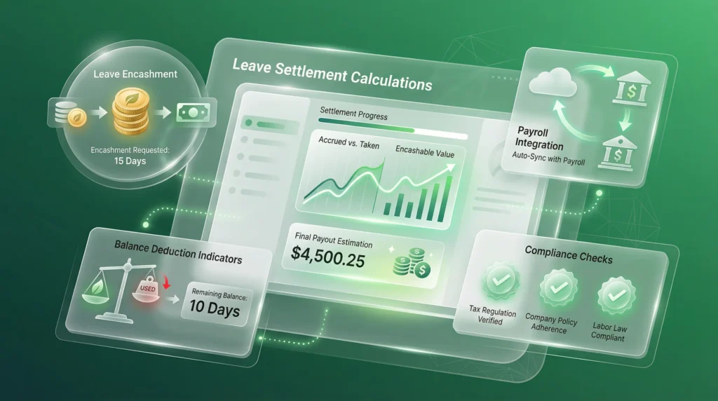leave settlement calculator software qatar