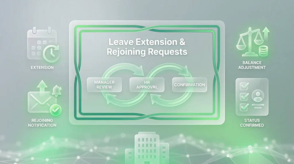 leave extension and rejoining software qatar
