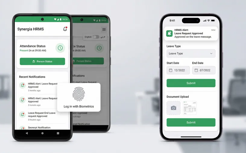 mobile hrms app qatar