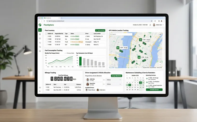 vehicle management software qatar