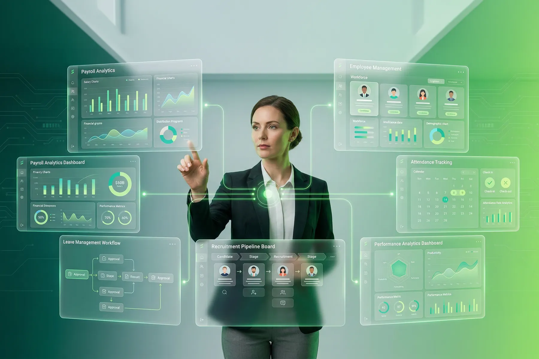 best hr and payroll software dashboard for qatar businesses